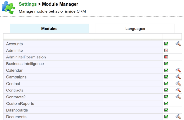Module Manager – Resources
