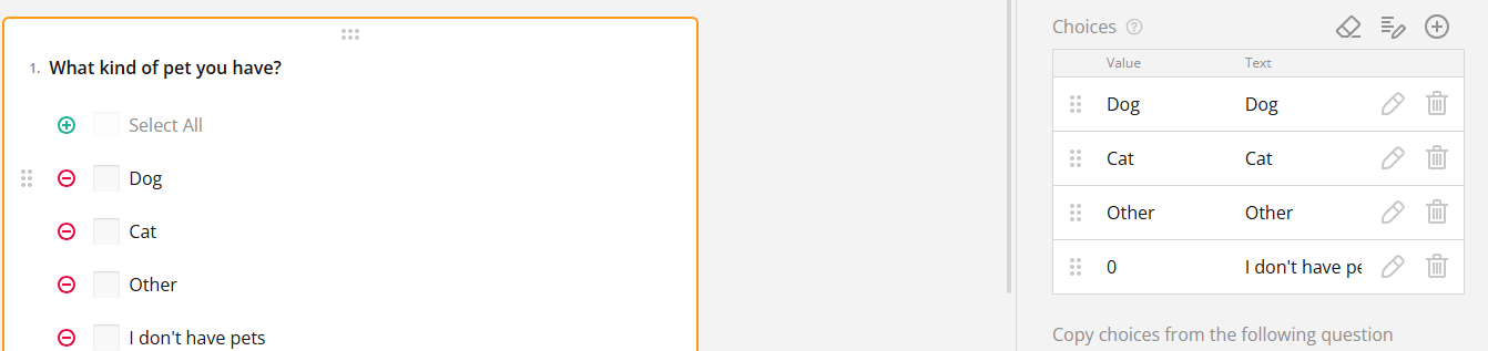 kuvakaappaus kysymyksestä, j